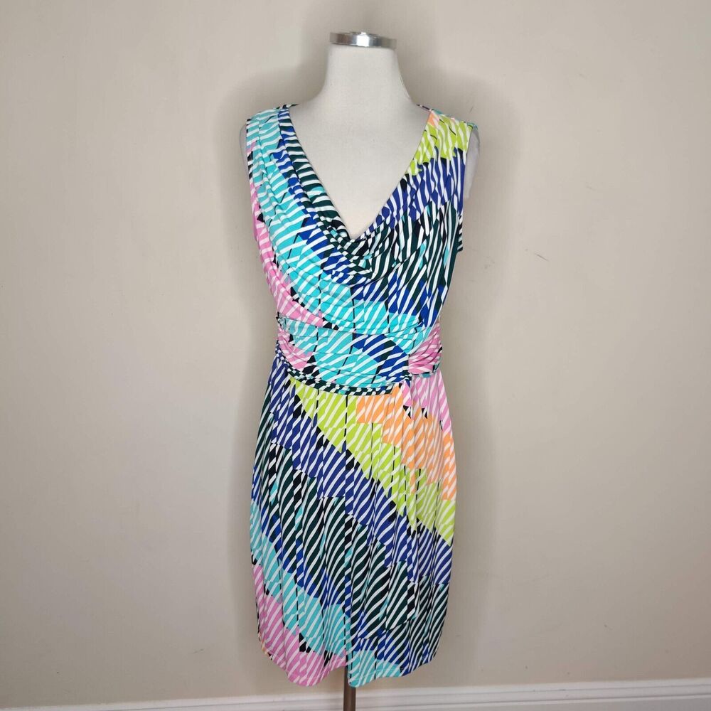 Multicolor Striped Women's Dress